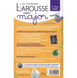 Le dictionnaire Larousse super major CM/6e