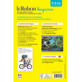 Le Robert benjamin - Mon premier dictionnaire 6/8 ans CP-CE1-CE2