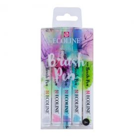 Le Libr'air - Coffret Brush Pen Pastel Ecoline - Talens - Tunisie