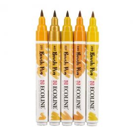 Le Libr'air - Coffret Brush Pen Terre Ecoline - Talens - Tunisie