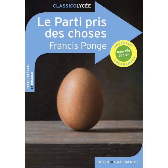 Le parti pris des choses