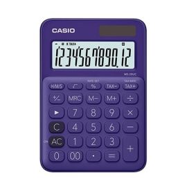 Calculator Mini Desk Purple 12 Digits Ms-20uc