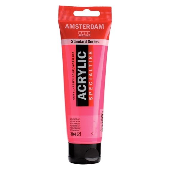 Le Libr'air - Standard Series Acrylique Tube 120 ml Rose Reflex 384 - Amsterdam - Tunisie