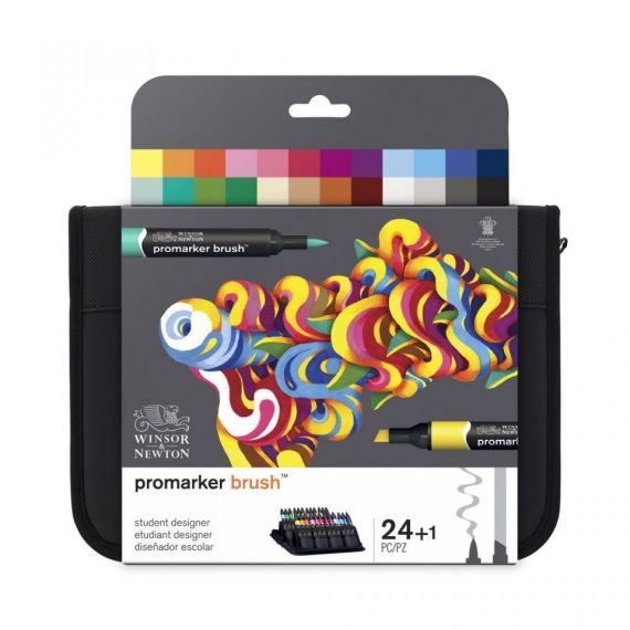 Le Libr'air - Trousse Promarker « Etudiant » de 24  - Winsor&Newton - Tunisie