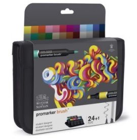 Le Libr'air - Trousse Promarker « Etudiant » de 24  - Winsor&Newton - Tunisie