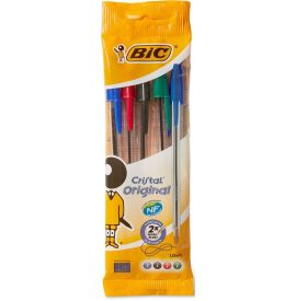 Le Libr'air - Pochette 4 Stylos à Bille BIC Cristal - Tunisie