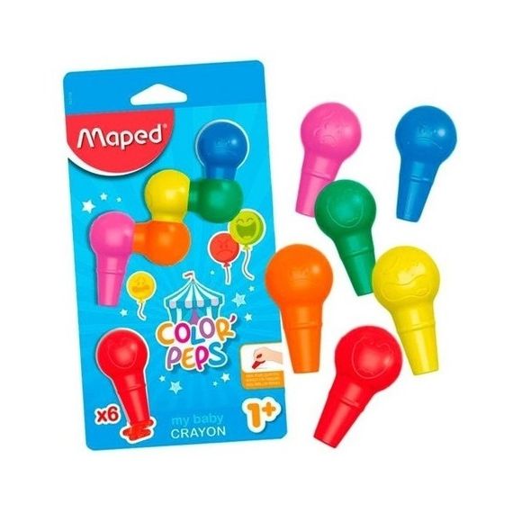Maped Colorpep's Baby - 6 Crayons de cire Pas Cher