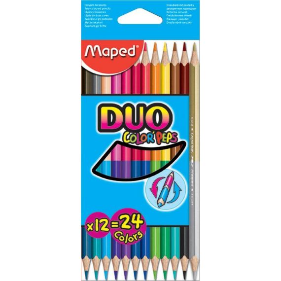 Crayons cire color'peps, paquet de 12