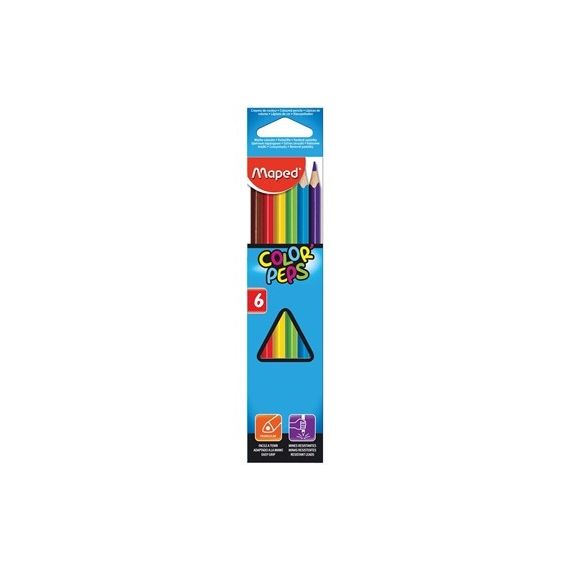 Paquet Crayons De Couleur 6/18 Color'Peps MAPED