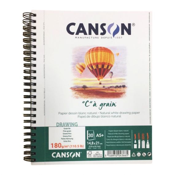 Bloc de papier dessin CANSON C à grain