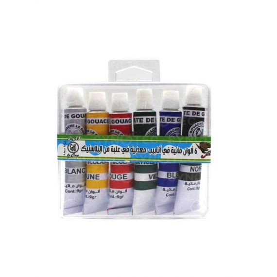 PEINTURE GOUACHE BOITE DE 10 TUBES DE 10ml PEBEO REF: 678000