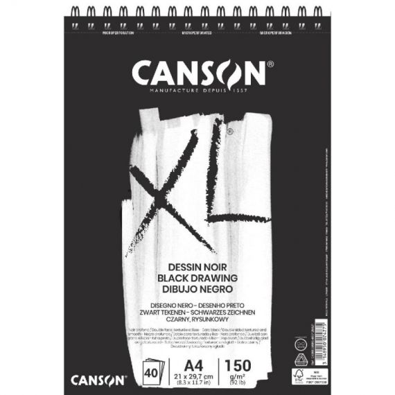 CANSON Album spiralé de 60 feuilles de papier dessin XL KRAFT