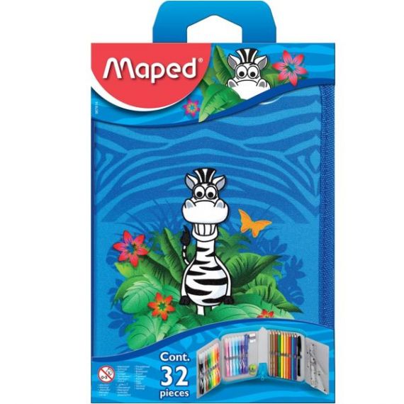 Le Libr'air - Trousse Scolaire garnie Jungle MAPED 967812 - Tunisie