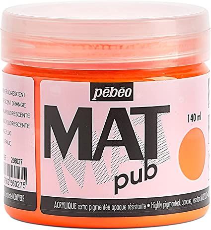 Pebeo : Mat Pub : Acrylic Paint : 500ml : Light Pink - Pebeo : Mat
