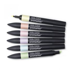 Le Libr'air - Set de 6 Feutres Promarker Tons Pastels - Winsor&Newton - Tunisie