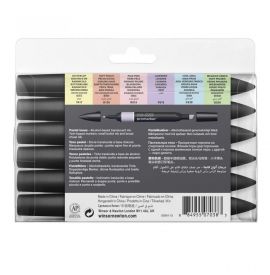 Le Libr'air - Set de 6 Feutres Promarker Tons Pastels - Winsor&Newton - Tunisie