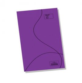 Cahier piqure Violet 17*22...